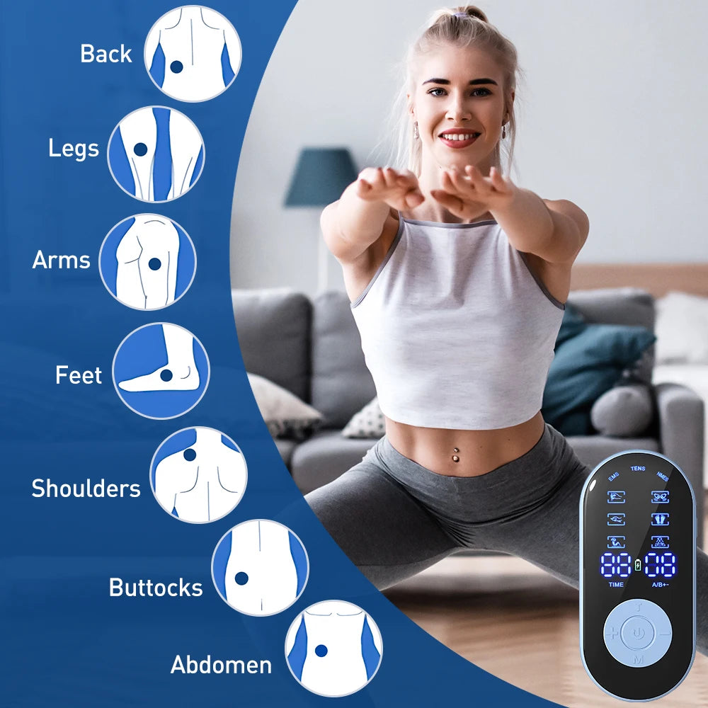 Estimulador muscular eléctrico TENS, acupuntura EMS