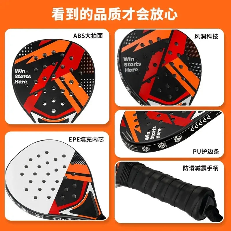 2026 ABS pala pala de pádel raqueta raqueta de tenis de playa raqueta de pickleball accesorios de pádel al aire libre deportes pickleball pala de playa