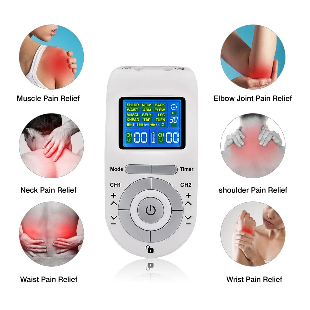 Estimulador muscular eléctrico TENS, acupuntura EMS