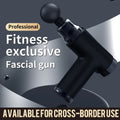 mini pistola de masaje portátil - Masajeador muscular de tejido profundo (Negro)