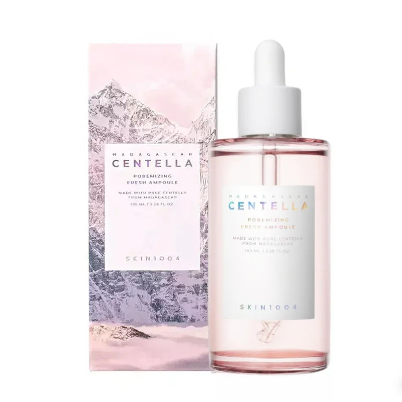 Korean Centella, pore-minimizing fresh, brightening, intensive ampoule for facial pore care, soothing skin care serum.
