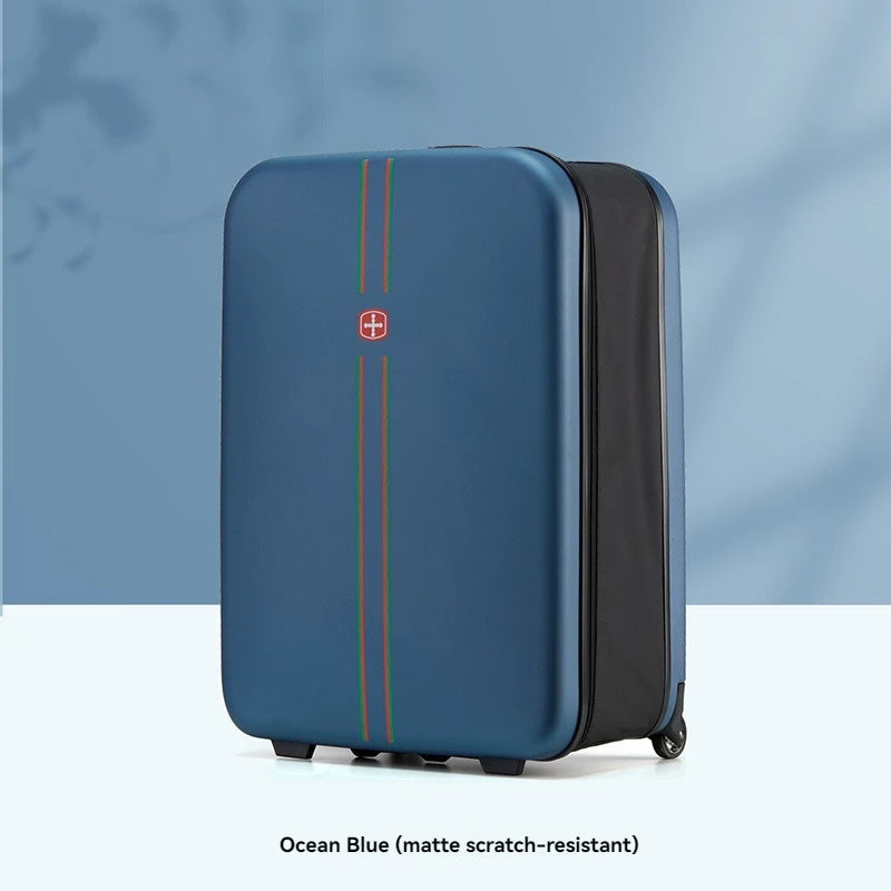 Maleta plegable con ruedas - 20" y 24" Equipaje de viaje ligero y plegable para viajes de negocios y vacaciones