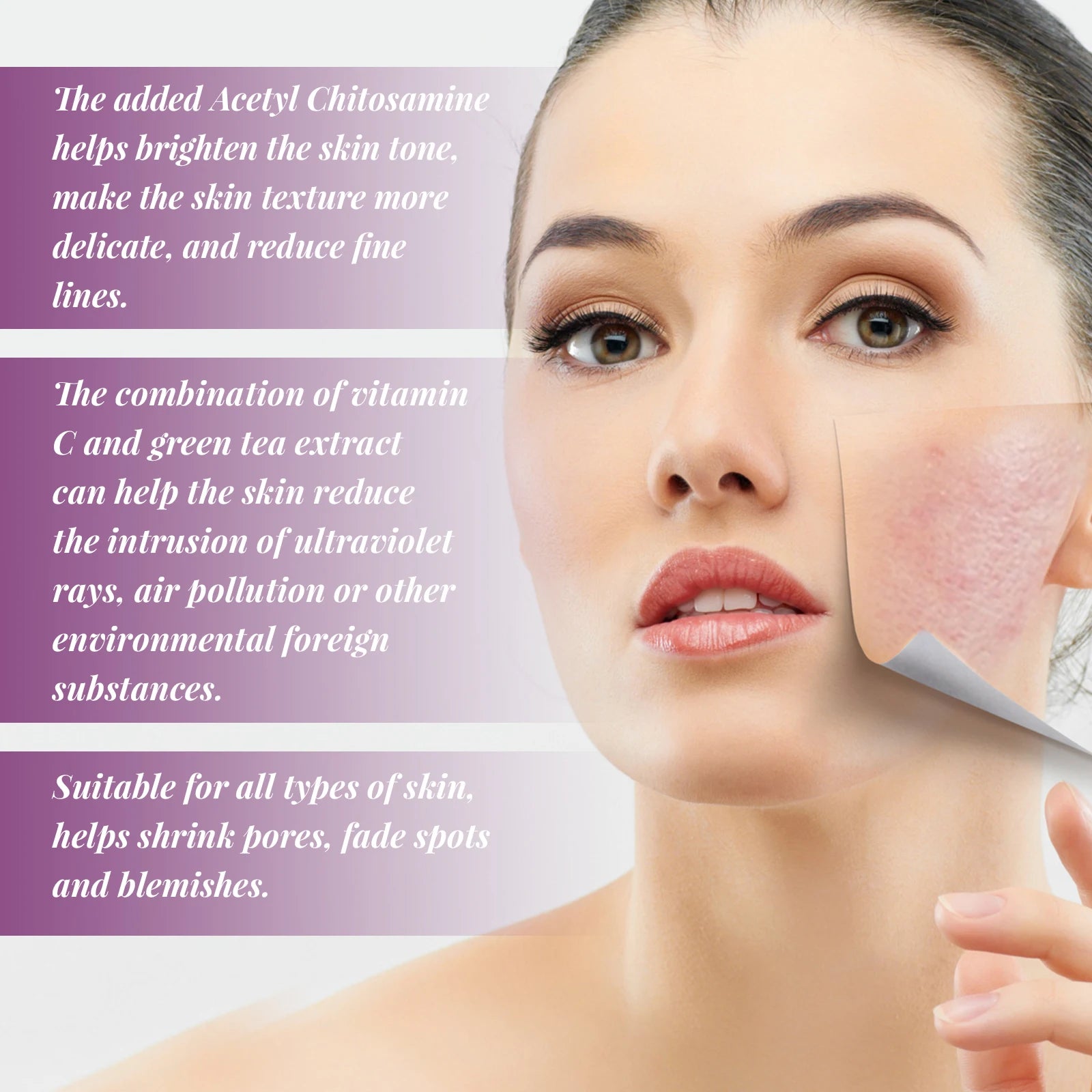 Anti-aging concentrate with 20% niacinamide B3 to combat discoloration and minimize enlarged pores. Fragrance and paraben-free. 20 ml.